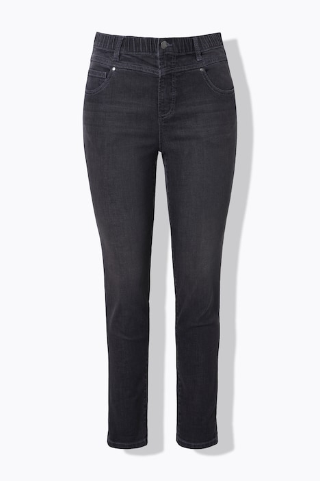 Pantaloni Uomo M5 Regular In Performance Super Stretch Denim - Vestibilità Comoda, Chiusura Con Cerniera, Colore Blue-Blue, Taglia 38/32