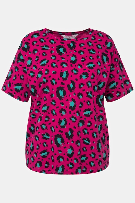 Short Sleeve Leopard Print Tee | T-Shirts | Knit Tops & Tees