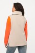 Color Block Cowl Neck Sweatshirt