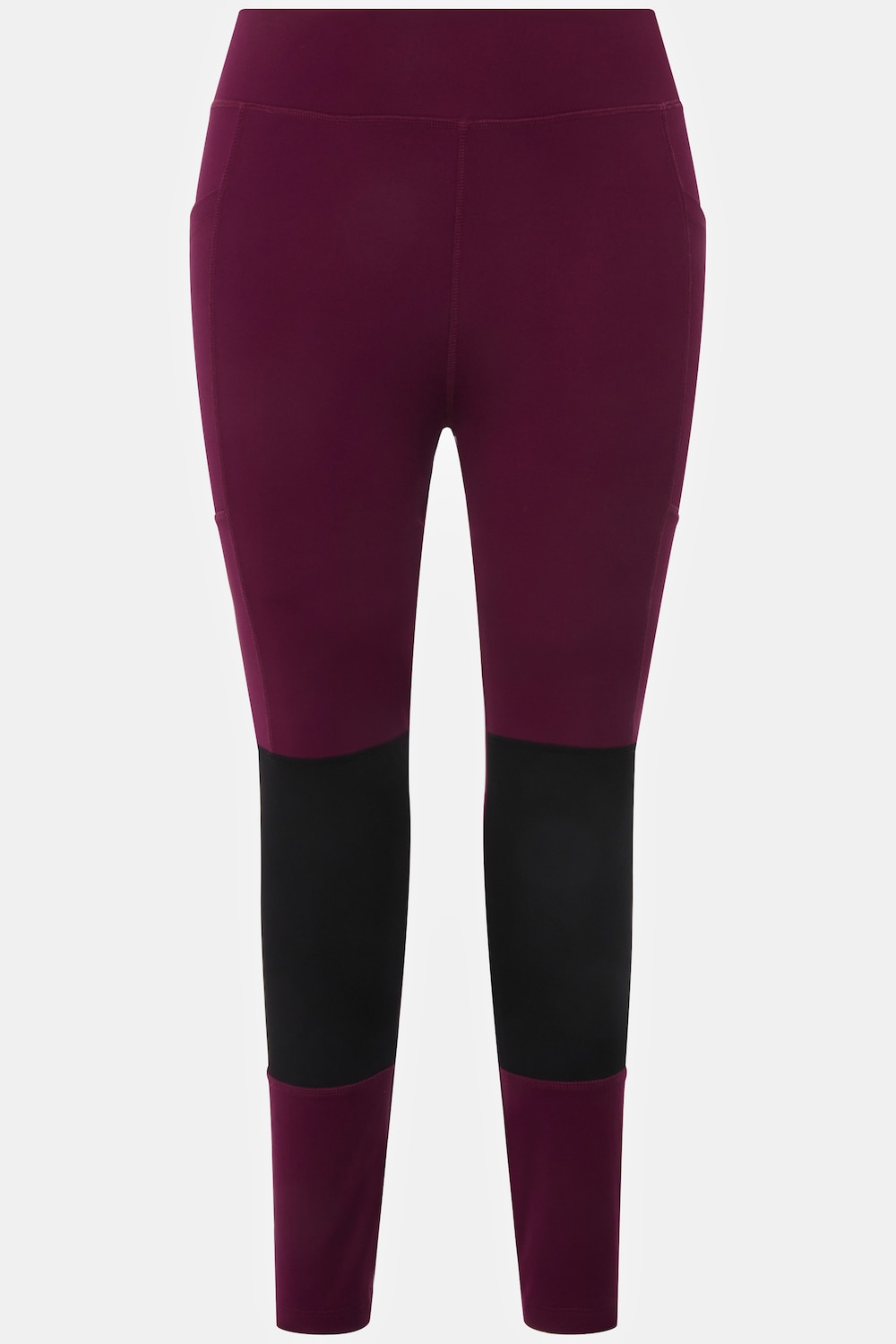 Stora storlekar Vandringsbyxor med hög midja, Dam, röd, storlek: 42/44, Polyester/Syntetfibrer, Ulla Popken