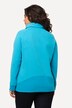 Camiseta sport, cuello alzado, cremallera, manga larga