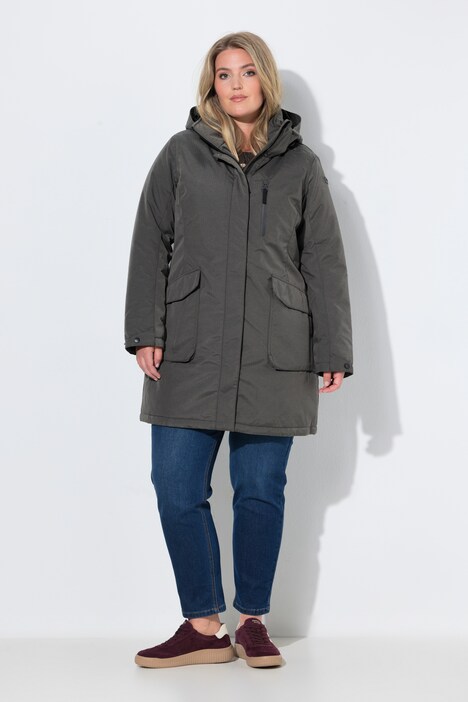 Parka outdoor HYPRAR à capuche, ligne en A, rembourrée