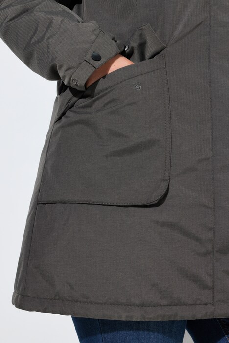 Parka outdoor HYPRAR à capuche, ligne en A, rembourrée