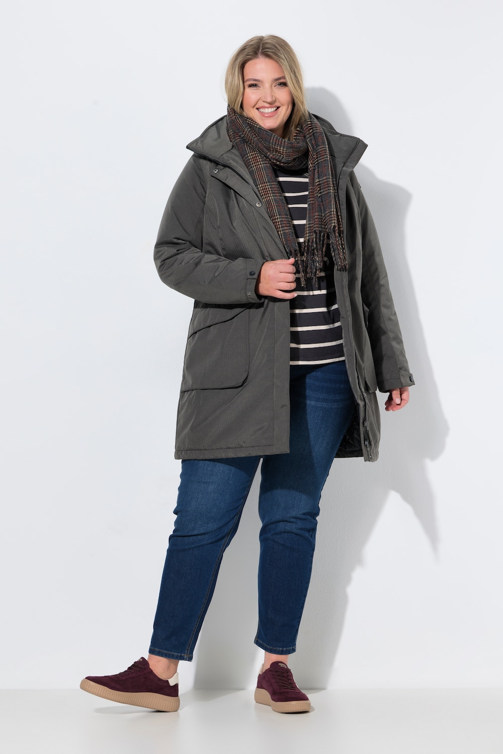 HYPRAR Outdoor-Parka, wasserdicht, Kapuze, wattiert