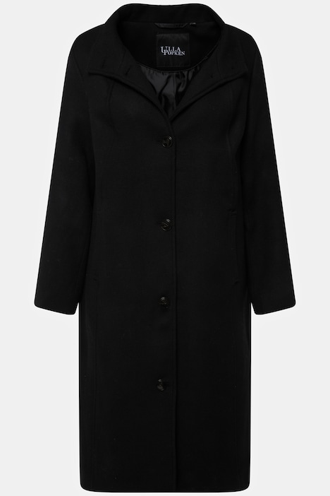 Wool Blend Longline Coat | all Coats | Coats
