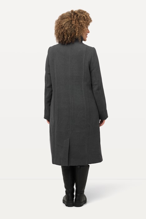 Wool Blend Longline Coat | all Coats | Coats