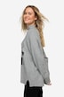 Pullover, Wording Print, Wollanteil, Stehkragen, Langarm