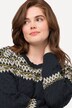 Eco Cotton Long Sleeve Fair Isle Sweater