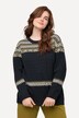 Eco Cotton Long Sleeve Fair Isle Sweater