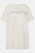 Maglia dal taglio lungo e oversize con LONDON, scollo a girocollo e mezze maniche