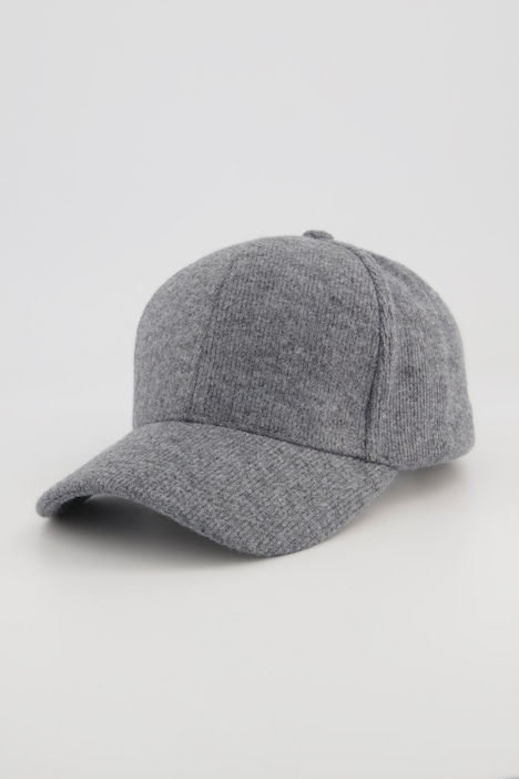 Wool Baseball Hat - Grey Heather