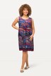 Sukienka z dżerseju, nadruk graficzny, okrągły dekolt, bez rękawów