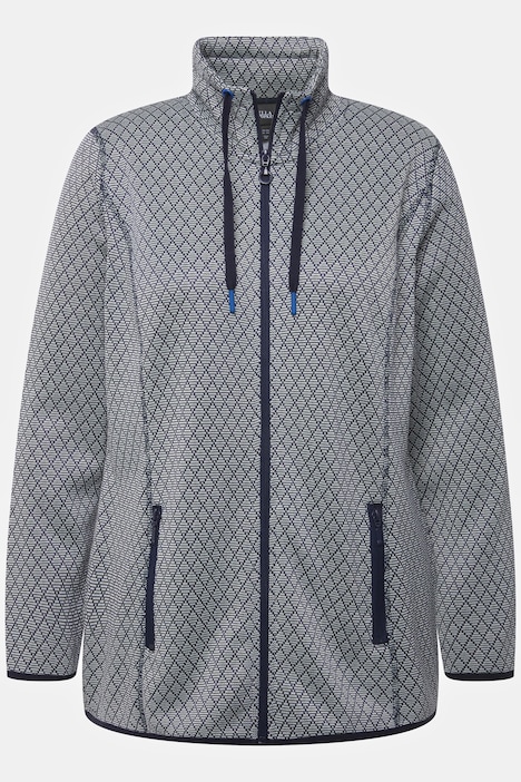 Textured Fleece Zip Up Jacket, Sweatshirt Jackets