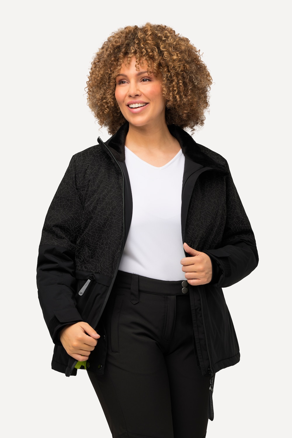 Große Größen HYPRAR Performance-Jacke, Damen, schwarz, Größe: 54/56, Polyester, Ulla Popken