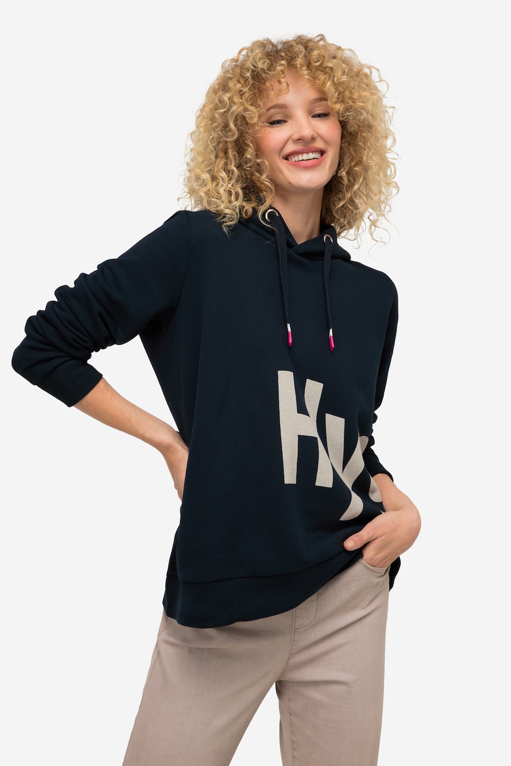 Hoodie, tekstprint, capuchon, lange mouwen, OEKO-TEX