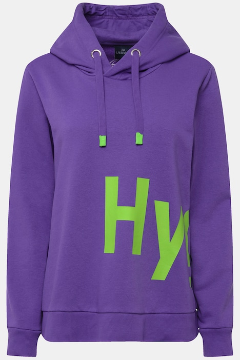 Hoodie, Wording Print, Kapuze, Langarm, OEKO-TEX