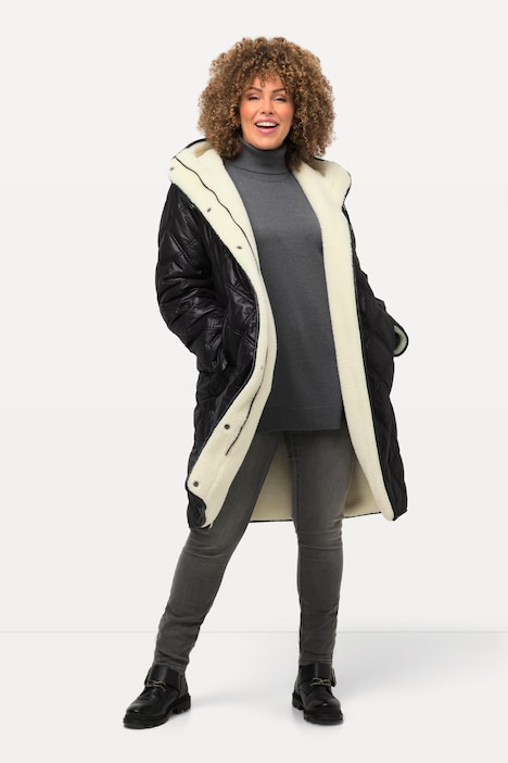 Reversible Faux Fur Quilted Jacket | Quilted Jackets | Jackets