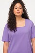 Longshirt, Classic, Carree-Ausschnitt, Halbarm