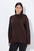 Pullover, Stehkragen, Langarm, Rippbündchen