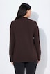 Pullover, Stehkragen, Langarm, Rippbündchen