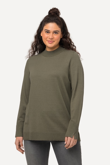 Long Sleeves Mock Turtleneck Sweater | Sweater | Sweaters