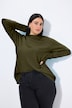 Pullover, Stehkragen, Langarm, Rippbündchen