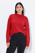 Pullover, Stehkragen, Langarm, Rippbündchen