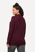 Pullover, Stehkragen, Langarm, Rippbündchen