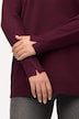 Pullover, Stehkragen, Langarm, Rippbündchen