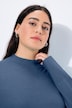 Pullover, Stehkragen, Langarm, Rippbündchen