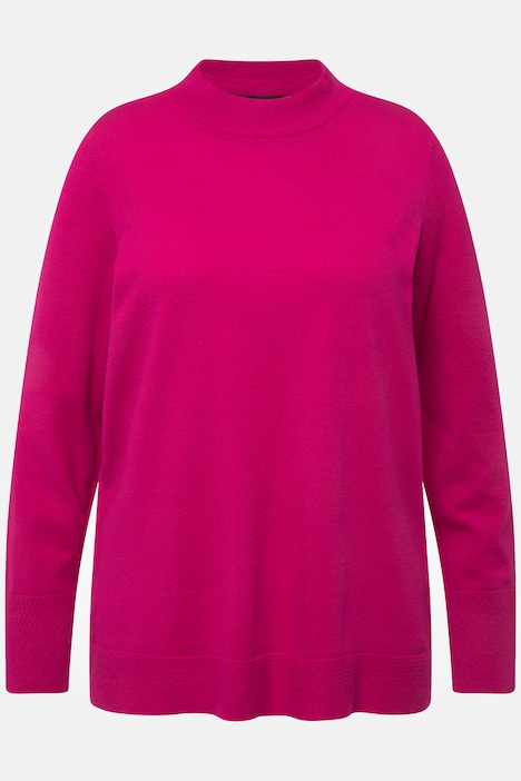 Long Sleeves Mock Turtleneck Sweater