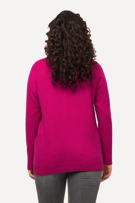 Long Sleeves Mock Turtleneck Sweater