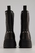Botas de cuero, botas Chelsea, remaches decorativos, suela con perfil, ancho ??
