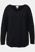 Pullover, Zopfmuster, V-Ausschnitt, Langarm, Biobaumwolle