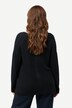 Pullover, Zopfmuster, V-Ausschnitt, Langarm, Biobaumwolle