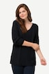 Pullover, Zopfmuster, V-Ausschnitt, Langarm, Biobaumwolle