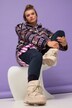 Schneeboots, echtes Leder, Schnürung, Web-Fellfutter, Weite H