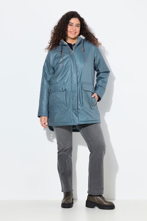 HYPRAR Funktions-Steppjacke, wasserdicht, Teddyfleece