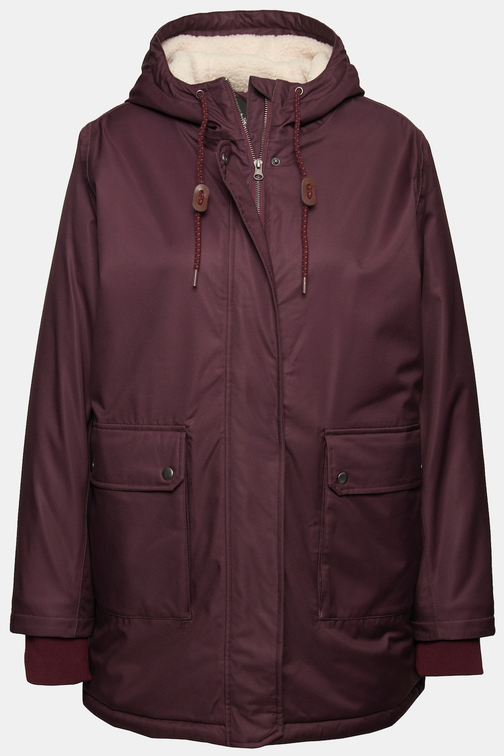 Stora storlekar HYPRAR Funktionsjacka med quiltat vattentätt material (vattenpelare 5 000 mm), Dam, röd, storlek: 46/48, Polyester/Viskos, Ulla Popken