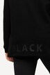 Sweatshirt, BLACK-rubberprint, V-hals, langemouwen