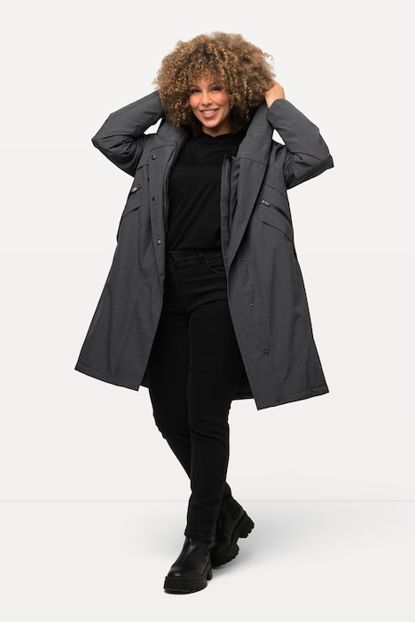 Manteau technique imperméable HYPRAR, plis creux et capuche | Imperméables  | Vestes
