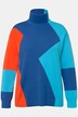 Pullover, Colourblocking, Stehkragen, Langarm