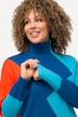 Pullover, Colourblocking, Stehkragen, Langarm