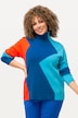 Pullover, Colourblocking, Stehkragen, Langarm