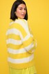 Pullover, oversized, Blockstreifen, Rundhals, Langarm