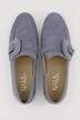 Leder-Loafer, lederbezogene Zierspange, Weite H