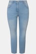 Jeans i skinny fit med 5 lommer og elastisk linning