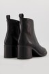 Leder-Stiefeletten, Nappaleder, Lederfutter, Weite H