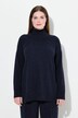 Rollkragen-Pullover, Noppen, Langarm, Biobaumwolle
