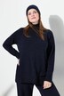 Rollkragen-Pullover, Noppen, Langarm, Biobaumwolle